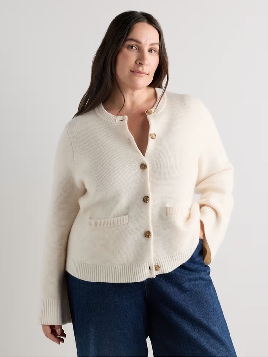 Quince Sweaters - Quince Mongolian Cashmere Structured Cardigan